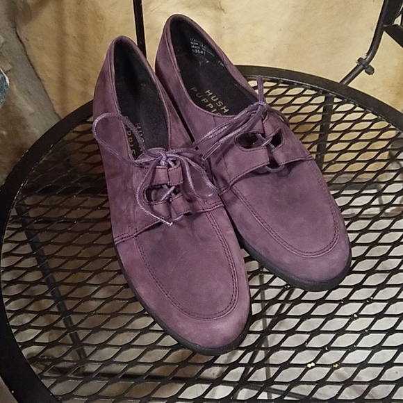 purple hush puppies